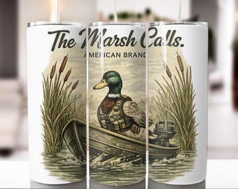 Vintage Stockenten Ente Jagd PNG | Tumbler Wrap Design (Digitaler Download)