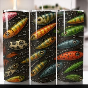 Bass Fish Tumbler Sublimation Design: Fisherman Quote, Lake Life (PNG Digital Download)