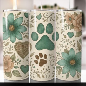 Dog  20 oz Skinny Tumbler Sublimation Design Digital Download PNG Instant DIGITAL ONLY, Dog Lover png, Dog Dad Tumbler Wrap