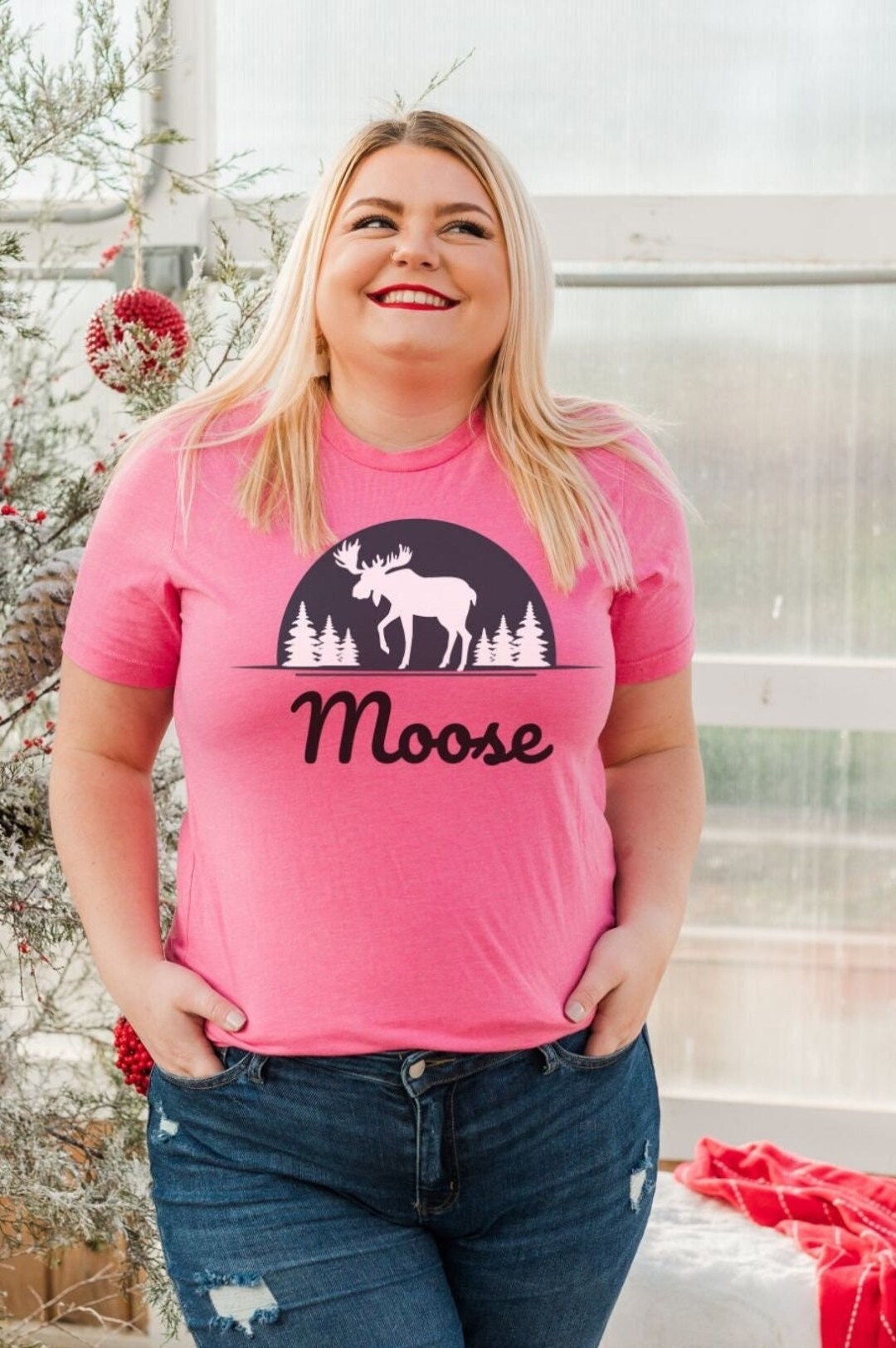 Moose Shirt Moose Tshirt Nature Shirt Moose Tee Moose Etsy