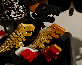 Flexi-Rexi: Articulated 3D Printed Dinosaur