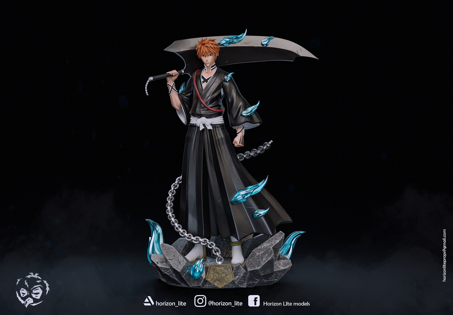 Kurosaki Ichigo Bleach Figurine / Modèle en résine 3D Etsy France