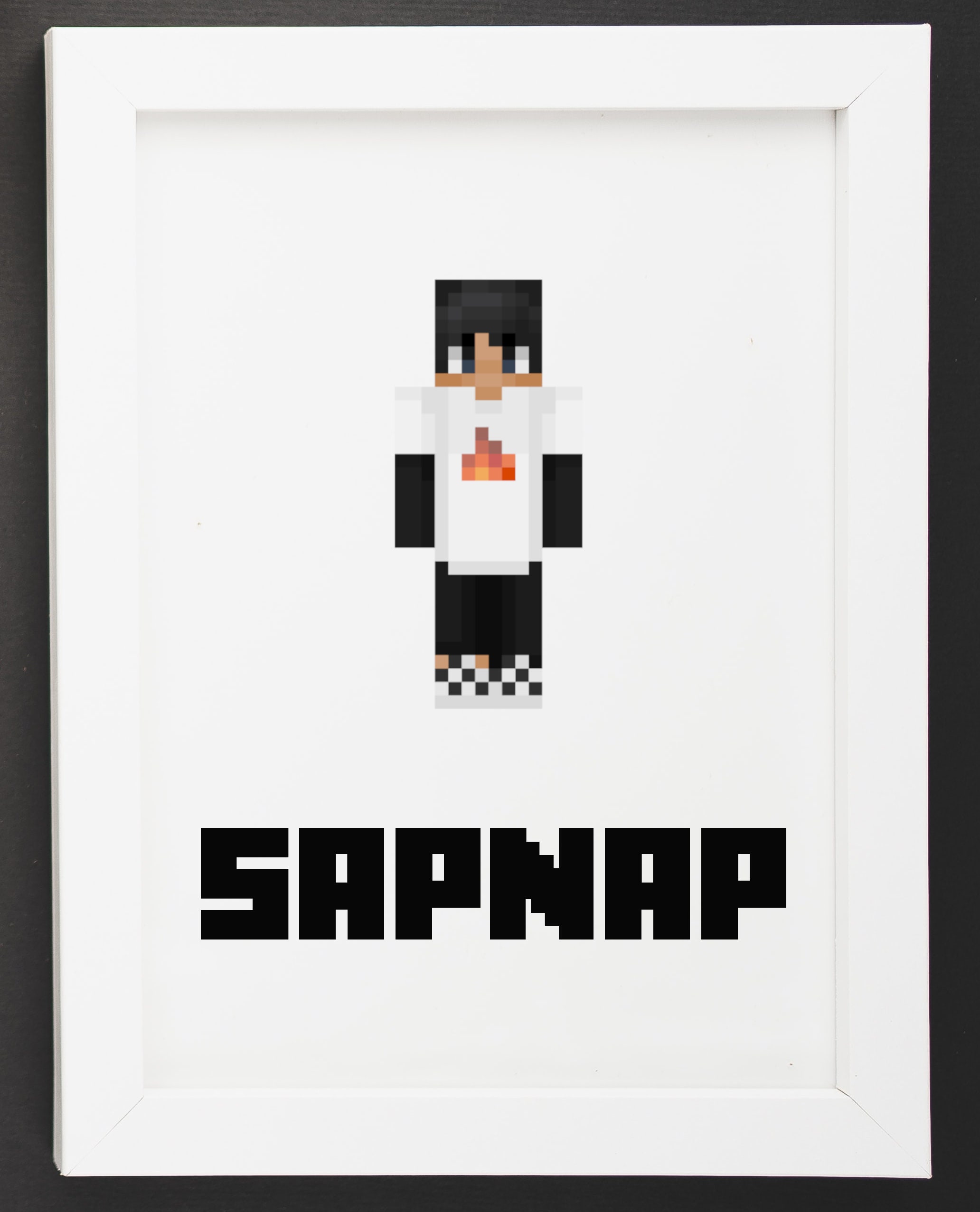 Sapnap MC Skin | Photographic Print