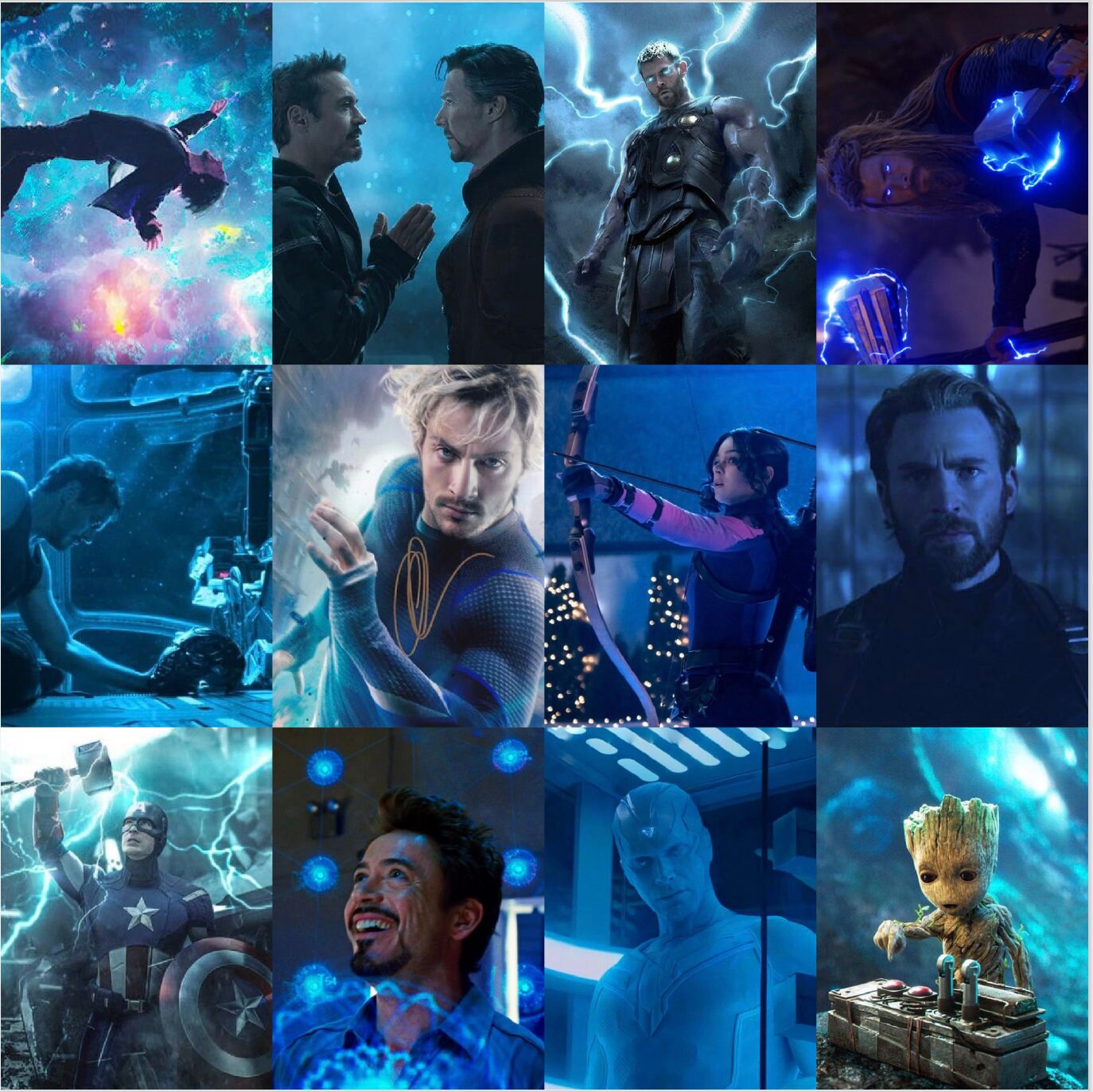 Marvel Rainbow Aesthetic Photo Wall Kit Digital Download Etsy UK