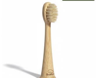 Plastic-Free Bristle + Bamboo Body Electric Toothbrush Head for Philips® Sonicare®