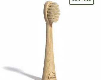 Plastic-Free Bristle + Bamboo Body Electric Toothbrush Head for Philips® Sonicare®