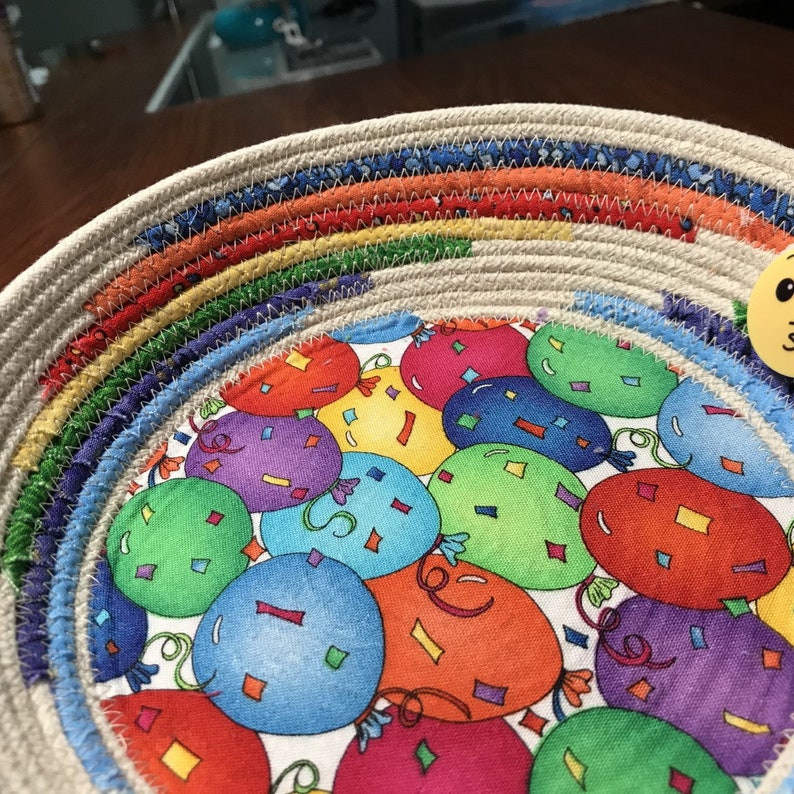 Birthday Rope Bowl - Etsy