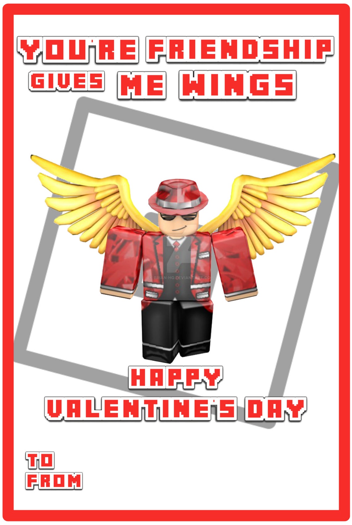 Printable Valentine Cards Roblox Downloadable Valentine - Etsy Canada