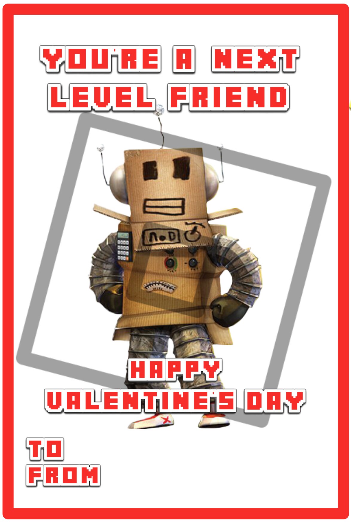 Printable Valentine Cards Roblox Downloadable Valentine - Etsy Canada