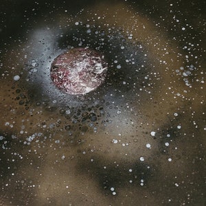 Planet Spray Paint Art