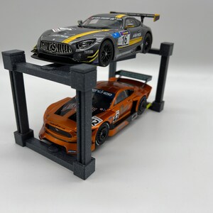 Slotcar Carrera 1:32 132 Auto Car Stand Stand Display Decorazione pista Decorazione pista Slot Car impilabile