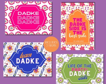 Ultimate Dadke Signage Package | Punjabi Wedding Signs | Sikh Wedding | Nanke Mel Signs | Dadka Mel Party Signs | Digital |