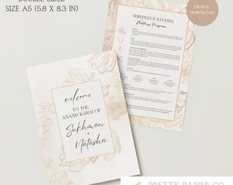 Sikh Wedding Program, Anand Karaj Program, Sikh Ceremony Guide, Sikh Infographics, Anand Karaj Program with Meaning, Sikh Wedding Guide