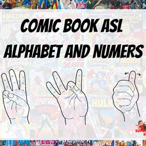 American Sign Language Asl Complete Alphabet & Numbers 0-10 poster/flash cards Bundle | Deaf Education Spelling Abc Letters Font