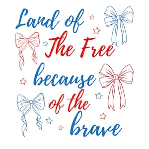 Land of the free because of the brave PNG