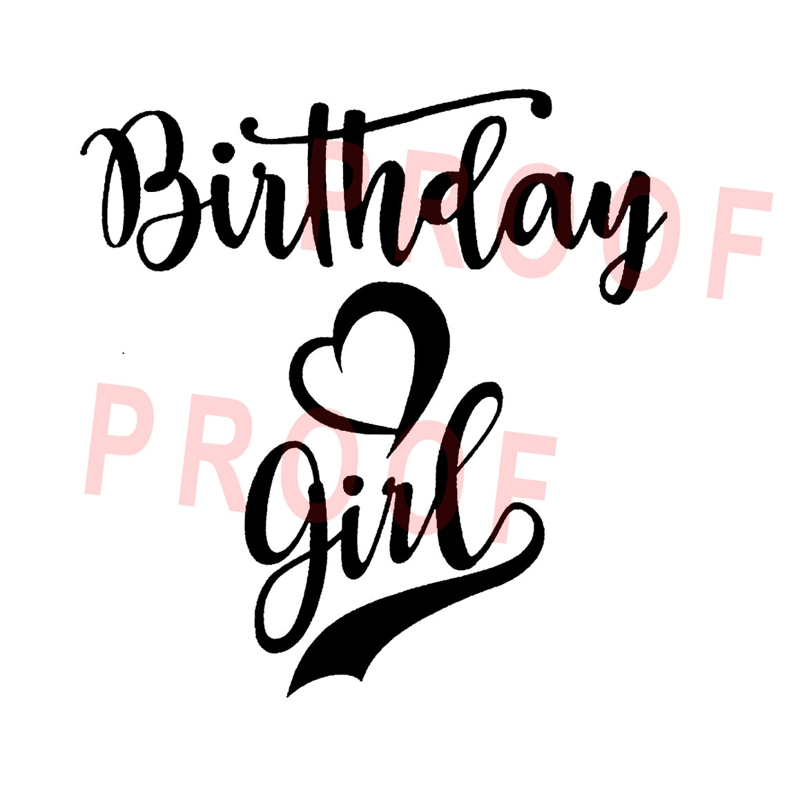 Birthday Girl Digital File PNG - Etsy