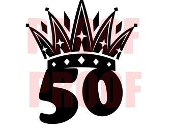 50 Crown Digital File PNG