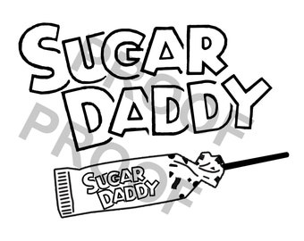 Sugar Daddy Digital File PNG