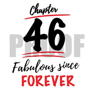 Chapter 46  Fabulous Since Forever Digital File PNG