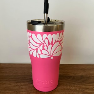 Mexican Style Tumbler Pink Design: Limited