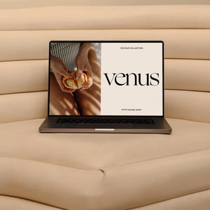 Aesthetic Laptop Mockup | Minimalistic Mockup | Macbook Mockup | Website Mockup | Laptop Mockup | Device Mockups | Photoshop Mockup