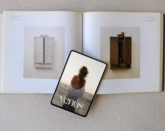 Maqueta estética de iPad / Tablet minimalista / Maqueta de dispositivo (PSD y JPG)