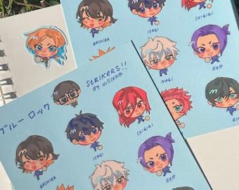 Strikers! Sticker Sheet