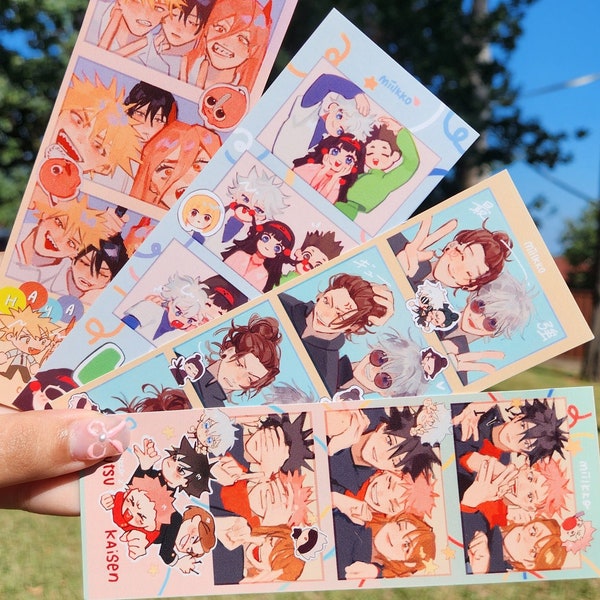 Anime Photobooth Photostrips