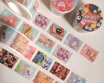 Themed Stamp Washi Tape - Sanrio & Studio Ghibli