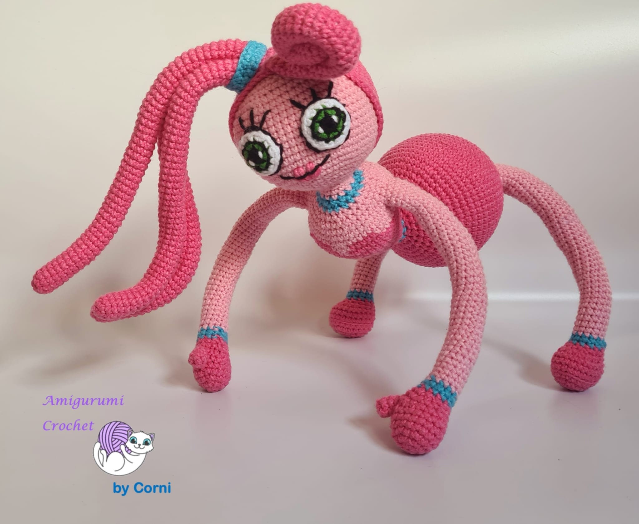 Spider Mommy Long Legs Crocheted 