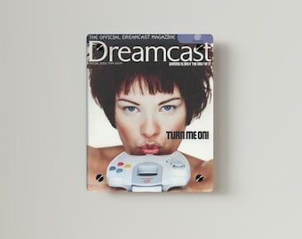 Acrylic Wall Art Panels | Dreamcast Special Issue Magazine Art Print | Video Game Collectors Art | Gifts For Dad | Gifts For Him |Wall Decor