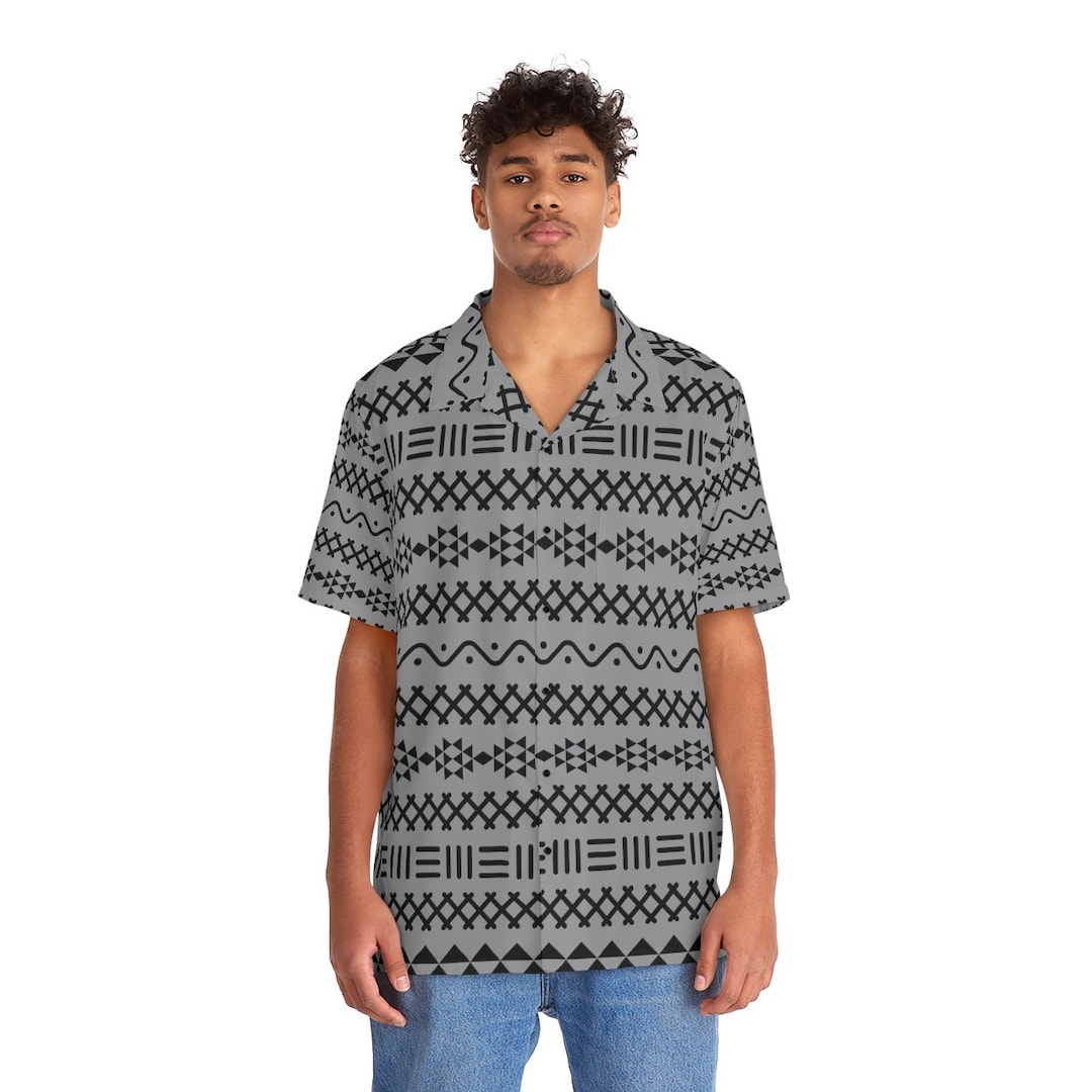Mens Aztec Shirt 80s & 90s Retro Aztec Shirt Button Down Shirts Shirts
