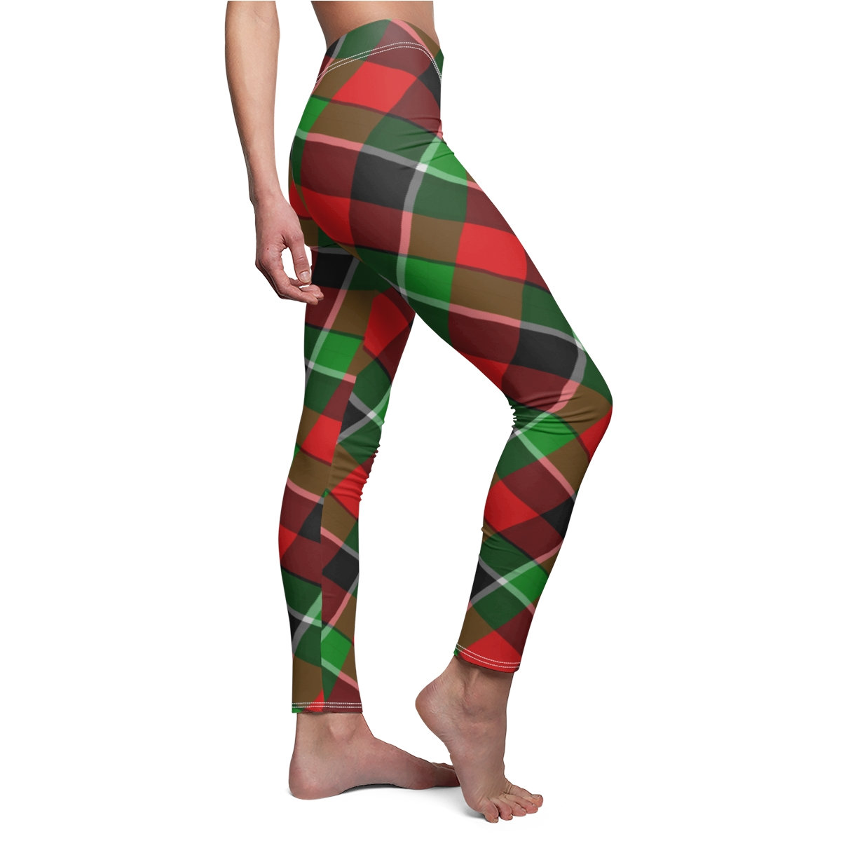 Plaid Yoga Pants - Etsy Singapore