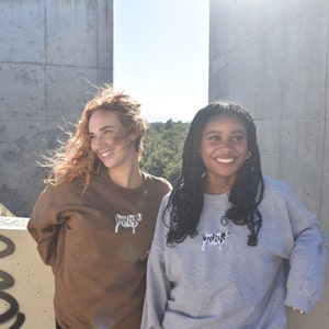 Davis Cow Embroidery Crewneck