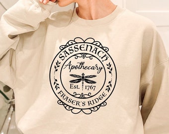 Sassenach Sweatshirt, Outlander Book Series Sweatshirt, Jamie Fraser Sweatshirt, Claire Sweatshirt, Fraser Ridge Clan Sweatshirt, Dinna Fash