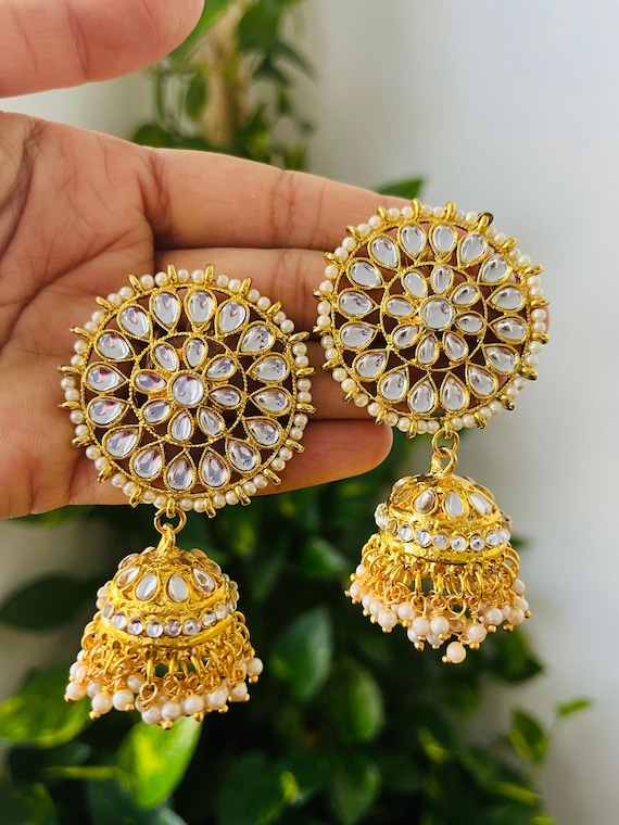 Jadau Kundan Earrings – Mortantra