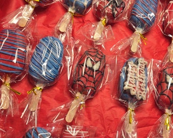 Spiderman Cakepop & Cakesicles - Delicious Marvel Desserts for Parties