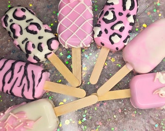 Cakesicles - Small Cakesicles- Cake Pop - Freestyle- Cake- Birthday Cake Pops - Baby Shower Cake Pops - Baked Goods- Mothers Day Gift