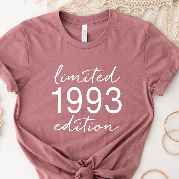 30th Birthday Shirt, Birthday Party T-Shirts, Limited Edition 1994 Shirt, 30th Birthday Gift for Women, Dirty Thirty Tee, 30th Birthday Gift