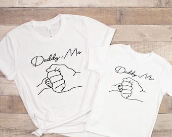 Matching Daddy and Me Fist Bump, Father's Day Gifts, Father's Day Shirt, Gift For Dad, Daddy and Son Shirt, Father Son Shirts, Gift for Dad