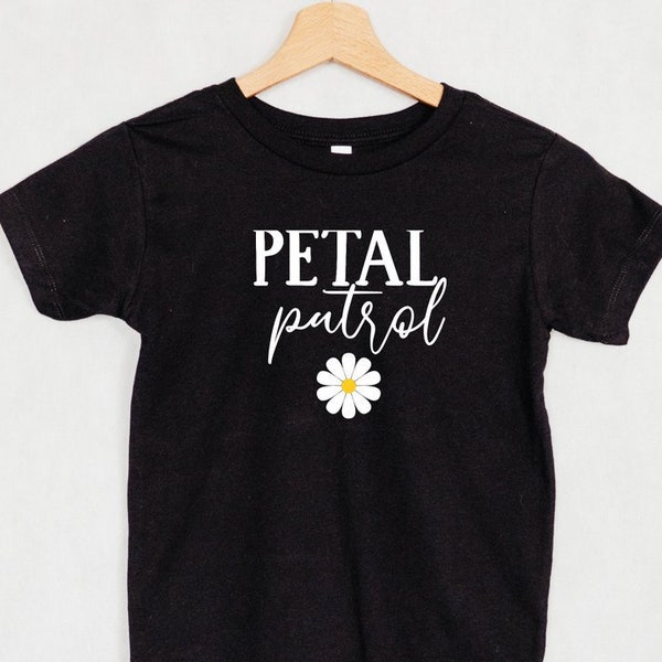 Petal Patrol Shirt, Petal Patrol Gift, Flower Girl Shirt, Children TShirt, Flower Girl Gift, Floral Shirts, Flower Girl Proposal, Kids Shirt