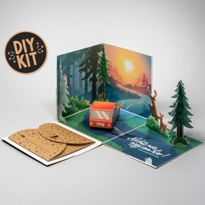 Reise Geschenk Gutschein-Verpackung – Kreative Explosionsbox für Städtetrips, Urlaub & Abenteuer, Tadaa-Box