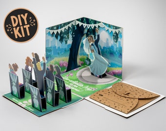 Explosionsbox Hochzeit kreativ lustig originell Geldgeschenk Gutschein Tadaa-Box