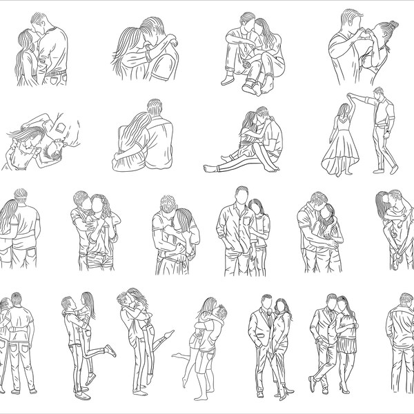 29 Bundle Happy Couple in Love, Romantic, lovers, Line Art Hand Drawn Women Line Art Women SVG Bundle,line art,Line Art Svg, Minimal Svg png