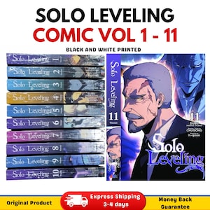 Solo Leveling Manga Comic English Full Set Vol 1-11 Manhwa Comic New by Chugong