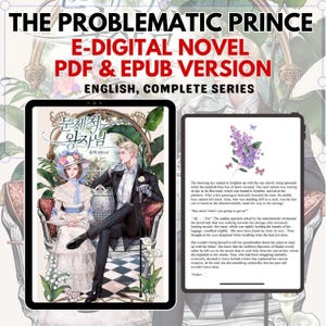 The Problematic Prince by Solche Light Novel, Complete Story, EPUB and PDF File, English Version, Digital Download, E-book, digital Novel