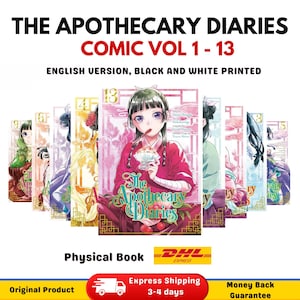 The Apothecary Diaries Comic Series, Full Set Vol. 1-13, Manga Set English Comic Book Series, Physical Book, Fash Shipping, Comic lover