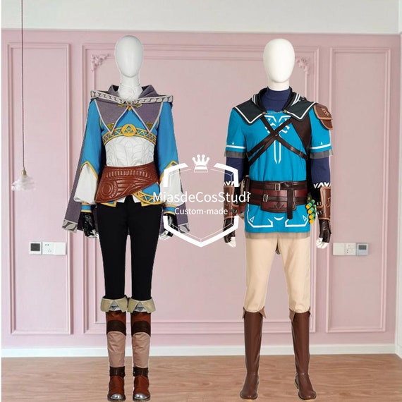 Zelda Link Party Halloween Uniform Outfit Cosplay Costume Customize Any Size