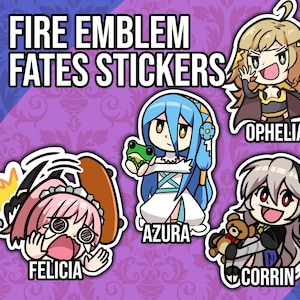 Fire Emblem Fates Vinyl Stickers
