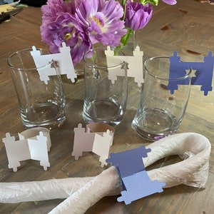 Torah (with Magen David) Glass Decor
